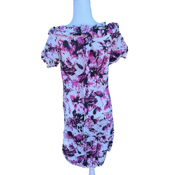 Jean Paul Gaultier for Target Shirt Ruffle Dress With Pocket Floral Size Small - Picture 2 of 12